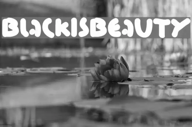 BlackIsBeauty Font examples