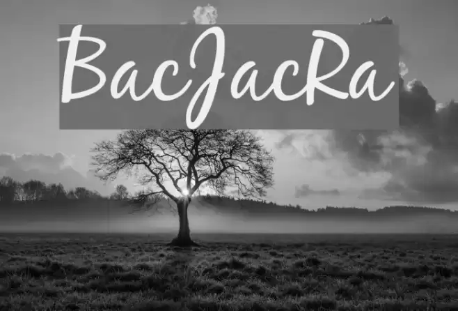 BlackJackRegular Font examples