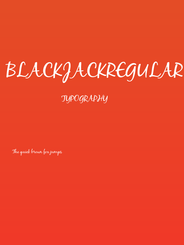 BlackJackRegular Poster