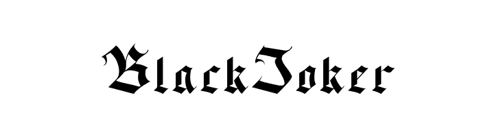 BlackJoker  Fuentes Gratis Descargar