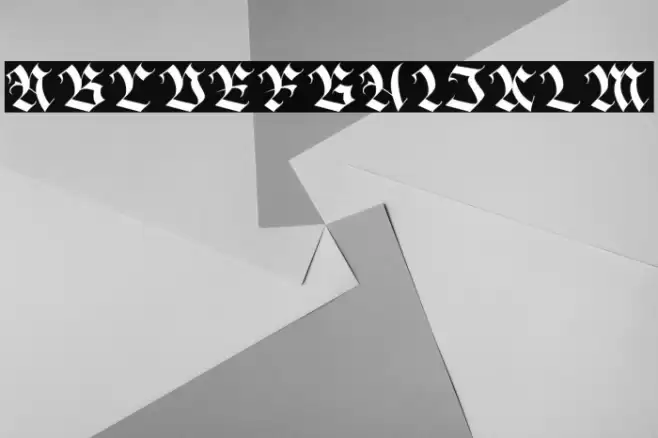 BlackJoker Font examples