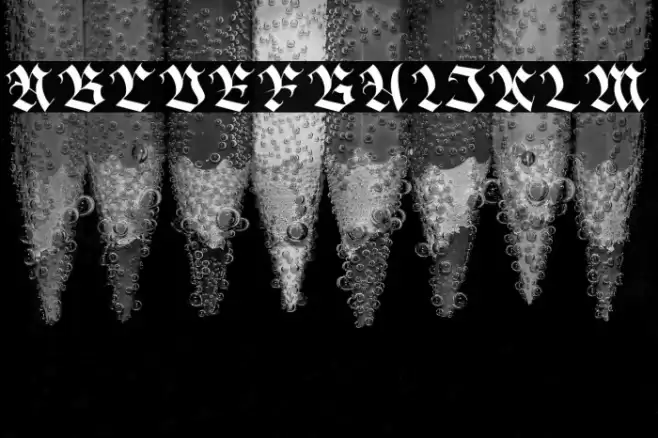 BlackJoker Font examples