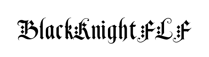BlackKnightFLF Font