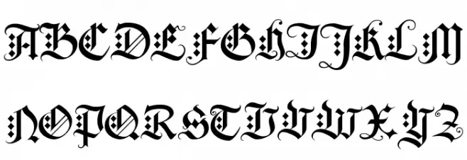 BlackKnightFLF Schriftart Groß