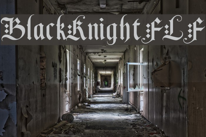 BlackKnightFLF Font examples
