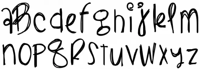 BlackLightning Schriftart Groß