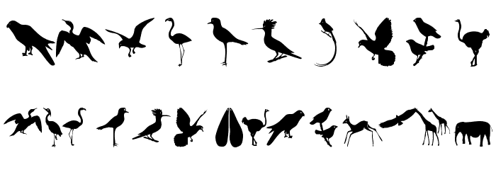 BlackLiving Font OTHER CHARS