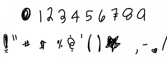 BlackMambaDg Font OTHER CHARS