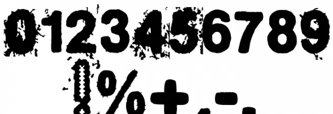 BlackNdot Font OTHER CHARS