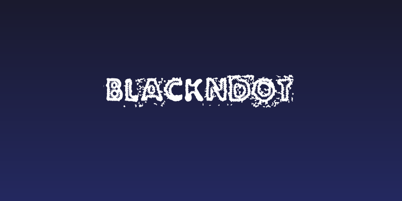 BlackNdot Social Header