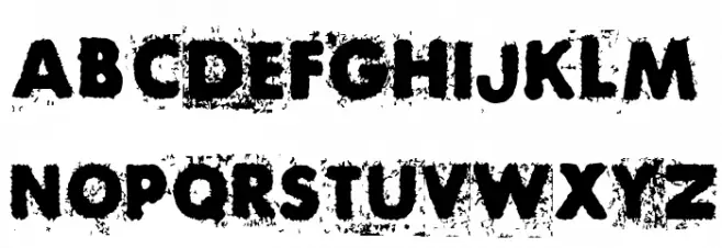 BlackNdot フォント 小文字