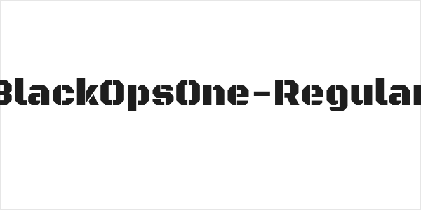 BlackOpsOne-Regular Logo