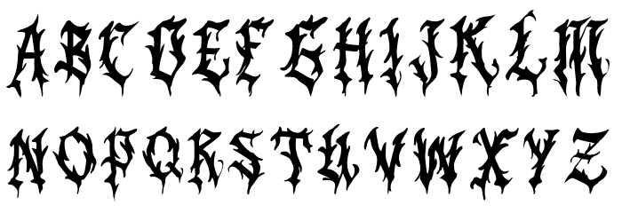 BlackPanther Font UPPERCASE