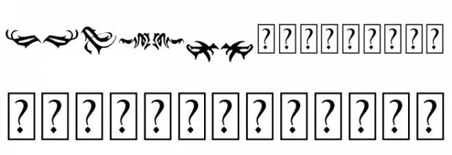 BlackPantherOrnament फ़ॉन्ट लोअरकेस