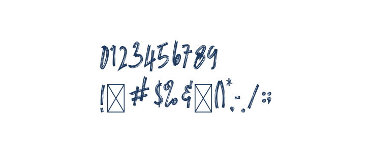 BlackPaperRegular Other Characters