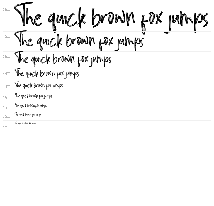 BlackPaperRegular Waterfall