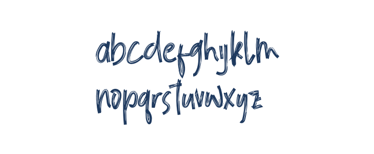 BlackPaperRegular Lowercase