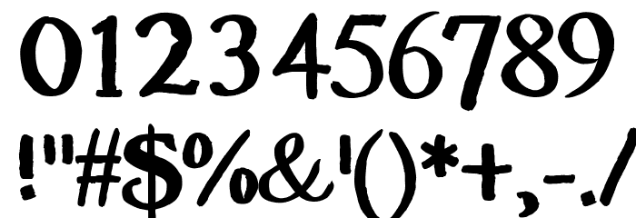 BlackPearl Font OTHER CHARS