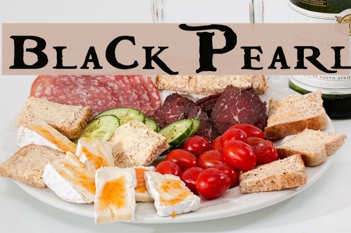 BlackPearl Font examples