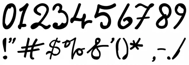 BlackPirates Font OTHER CHARS