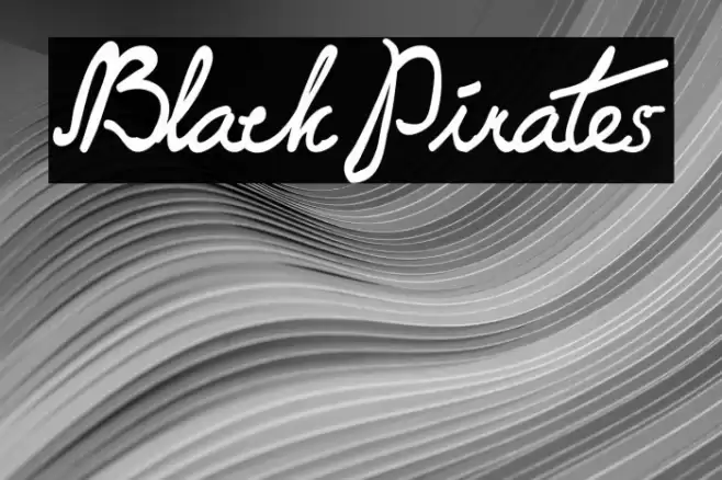 BlackPirates Font examples