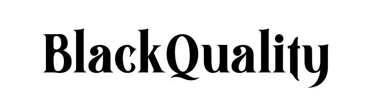 BlackQuality  Скачать бесплатные шрифты