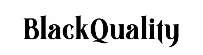 BlackQuality  Frei Schriftart Herunterladen