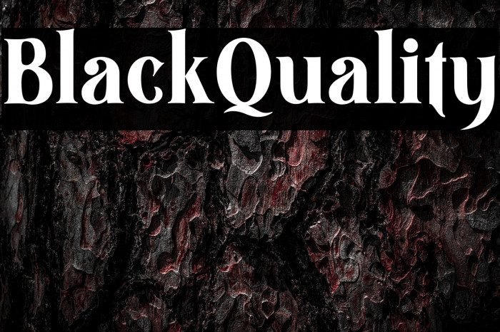 BlackQuality Example 1