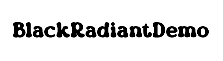 BlackRadiantDemo  Fuentes Gratis Descargar