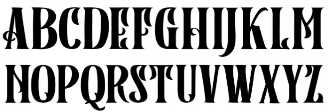 BlackRainbowSerifFREE Polices MINUSCULES