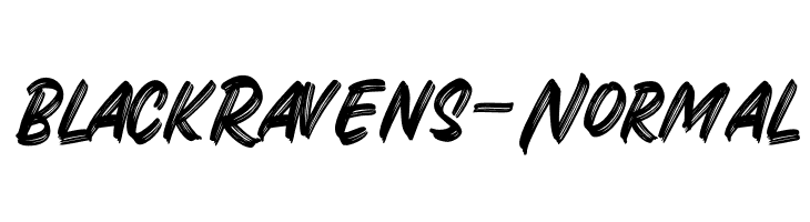 BlackRavens-Normal  baixar fontes gratis