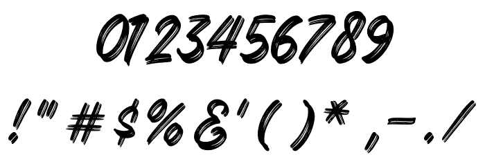BlackRavens-Normal Font OTHER CHARS
