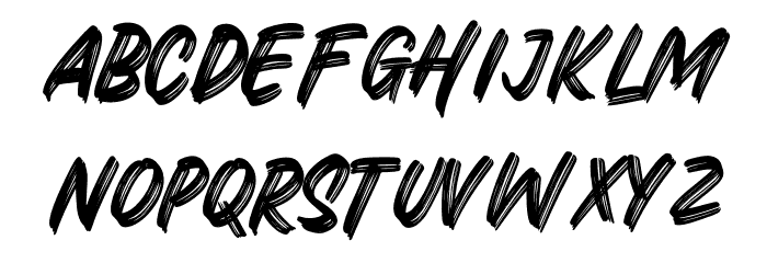 BlackRavens-Normal Font LOWERCASE