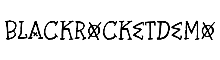 BlackRocketDemo  les polices de caractères gratuit tlcharger