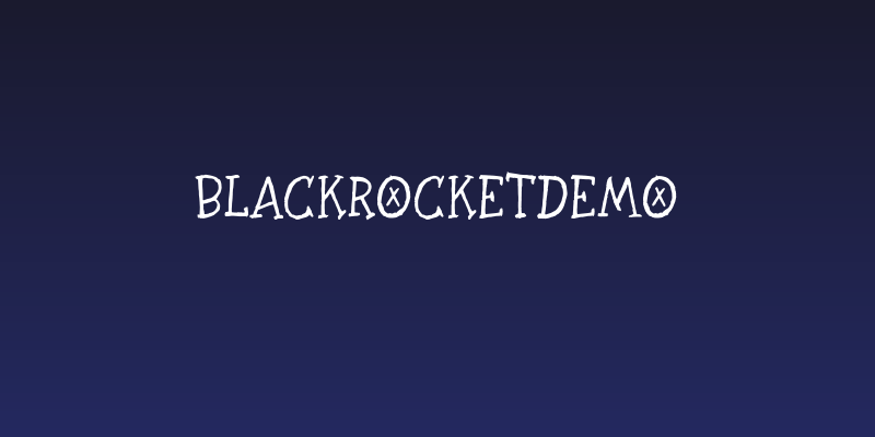 BlackRocketDemo Social Header