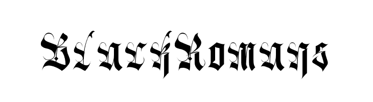 BlackRomans  नि: शुल्क फ़ॉन्ट्स डाउनलोड