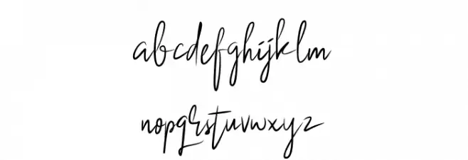 BlackSingature خط أحرف صغيرة