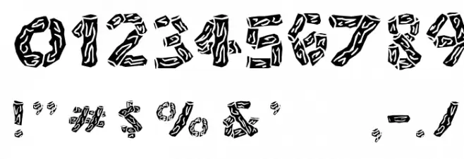 BlackSplinters Font OTHER CHARS