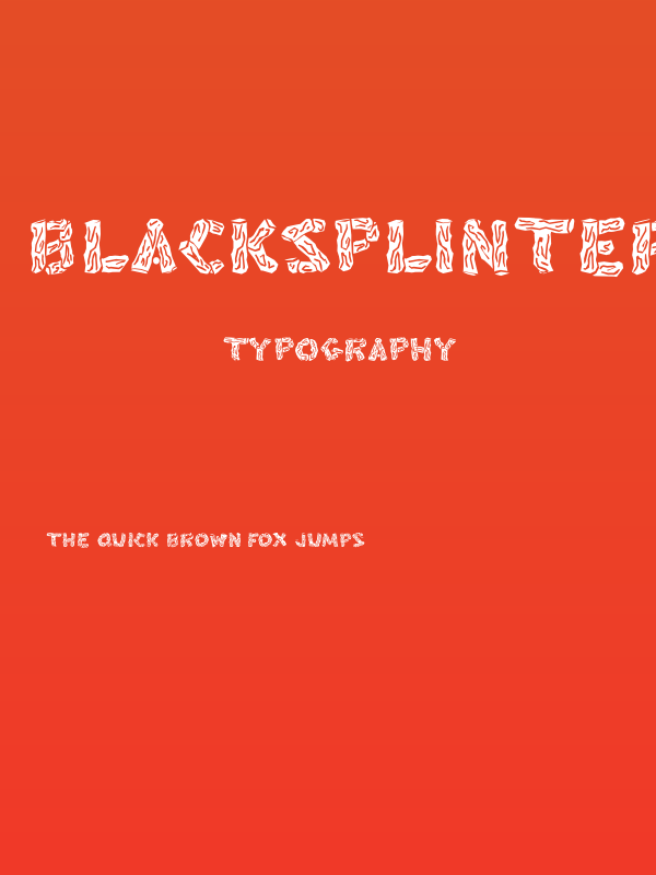 BlackSplinters Poster