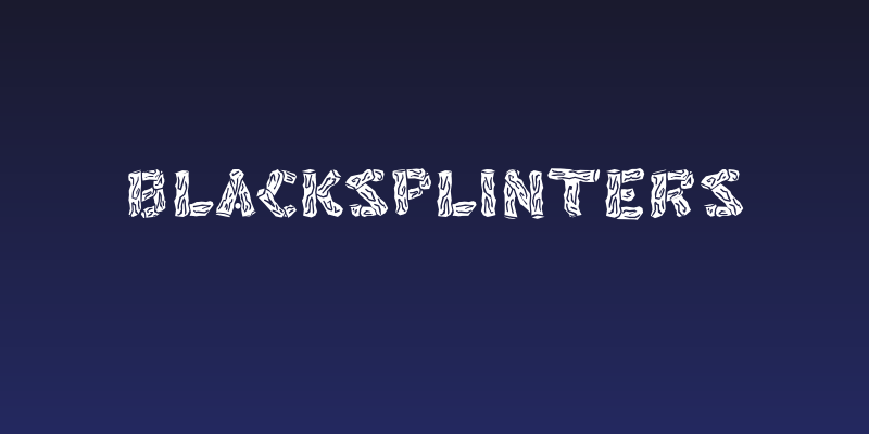 BlackSplinters Social Header