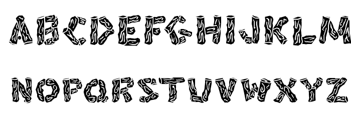 BlackSplinters Fonte MINÚSCULAS