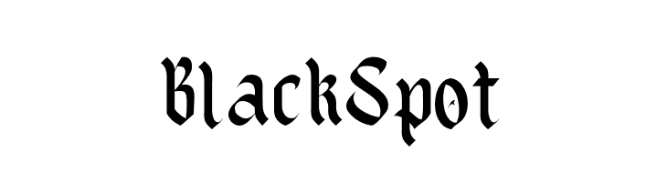 BlackSpot  Скачать бесплатные шрифты