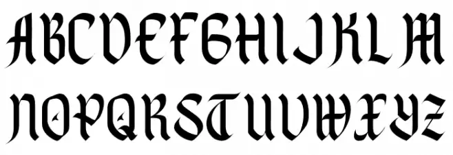 BlackSpot フォント 大文字