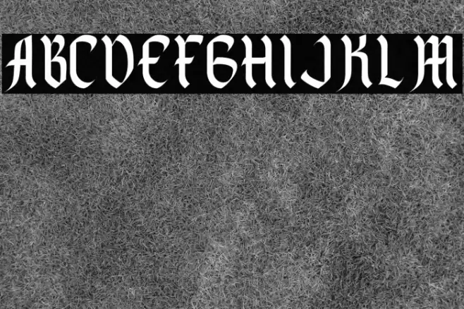 BlackSpot Font examples