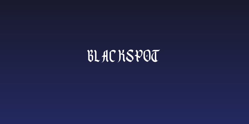 BlackSpot Social Header