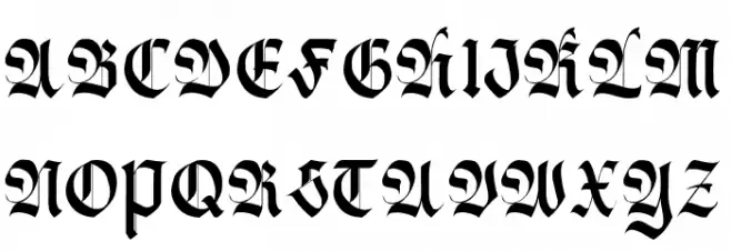 BlackStoner 字体 大写