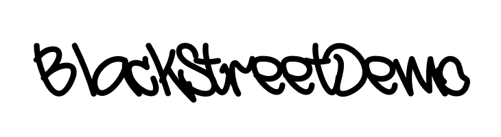 BlackStreet Demo  les polices de caractères gratuit tlcharger
