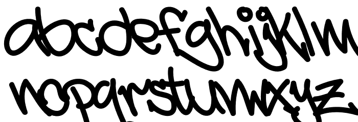 BlackStreet Demo Font LOWERCASE