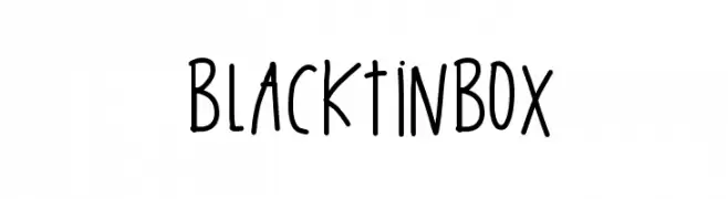 BlackTinBox  Frei Schriftart Herunterladen