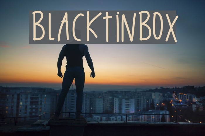BlackTinBox Font examples
